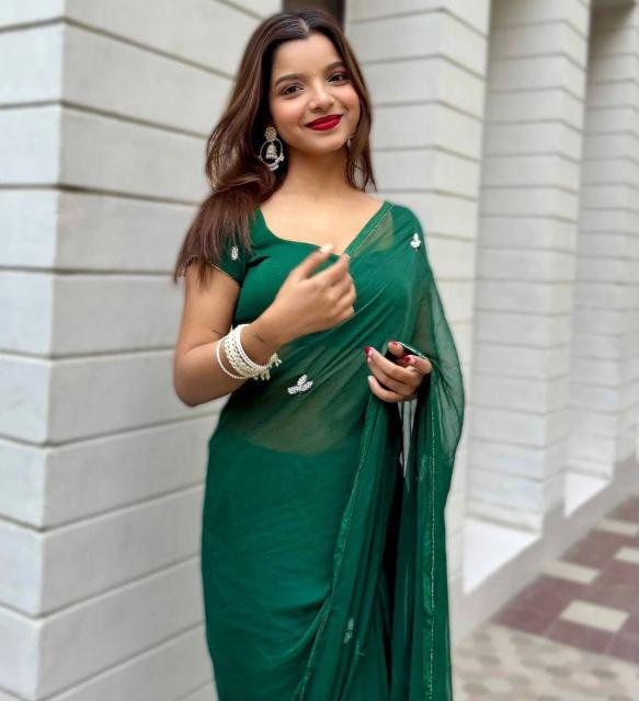 Svara beautiful handwork saree surat wholsaler